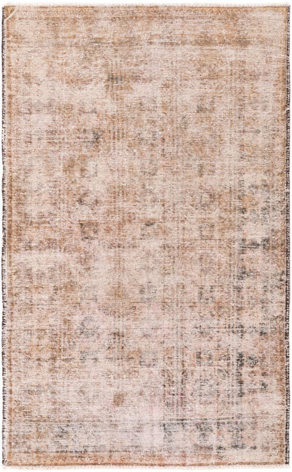 Detail image of 4' x 6' 6 Hand Knotted Ultra Vintage Persian Wool Rug