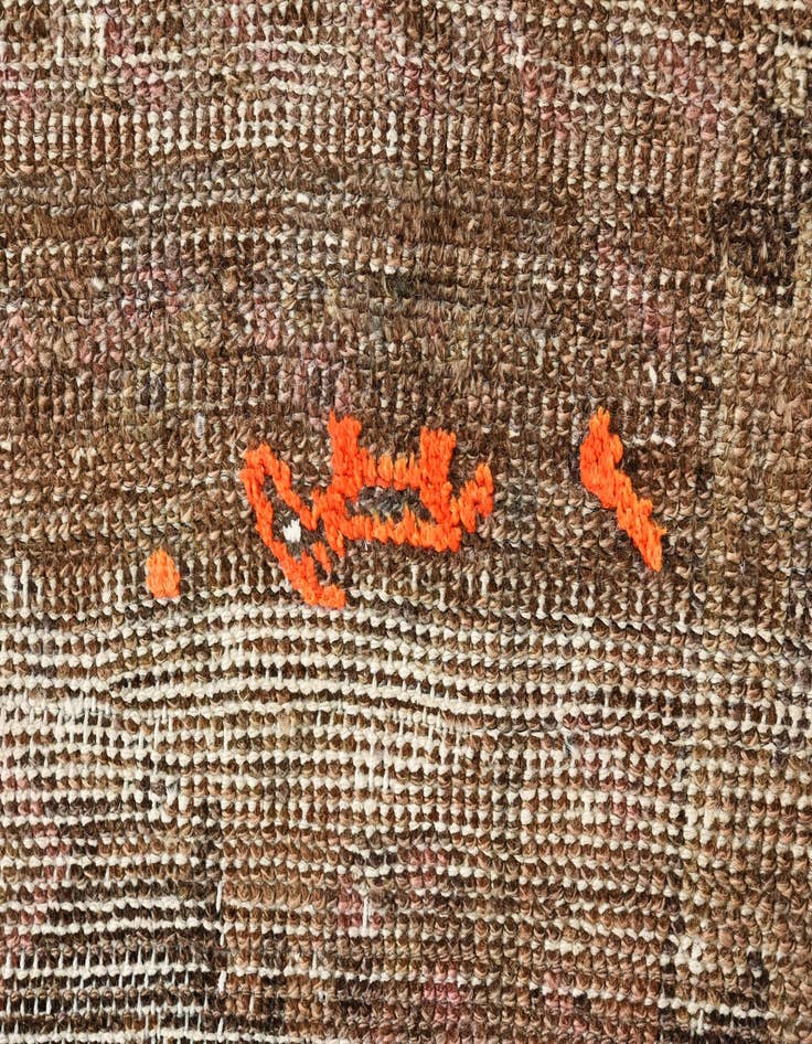 Detail image of 3' 10 x 6' Hand Knotted Ultra Vintage Persian Wool Rug