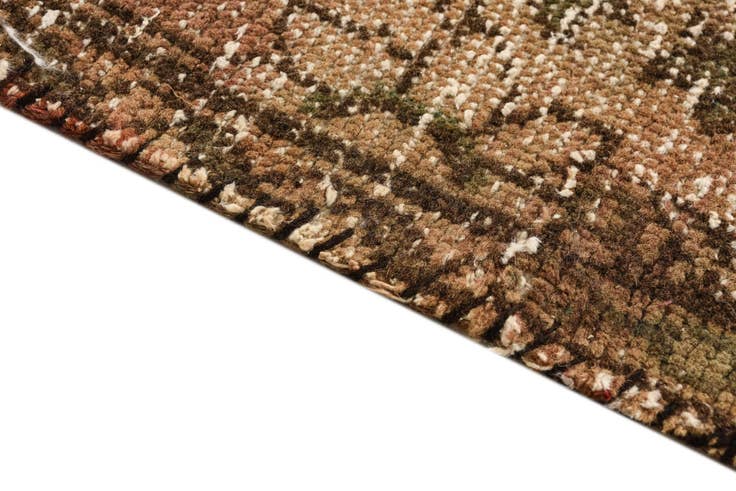 Detail image of 3' 10 x 5' 9 Hand Knotted Ultra Vintage Persian Wool Rug