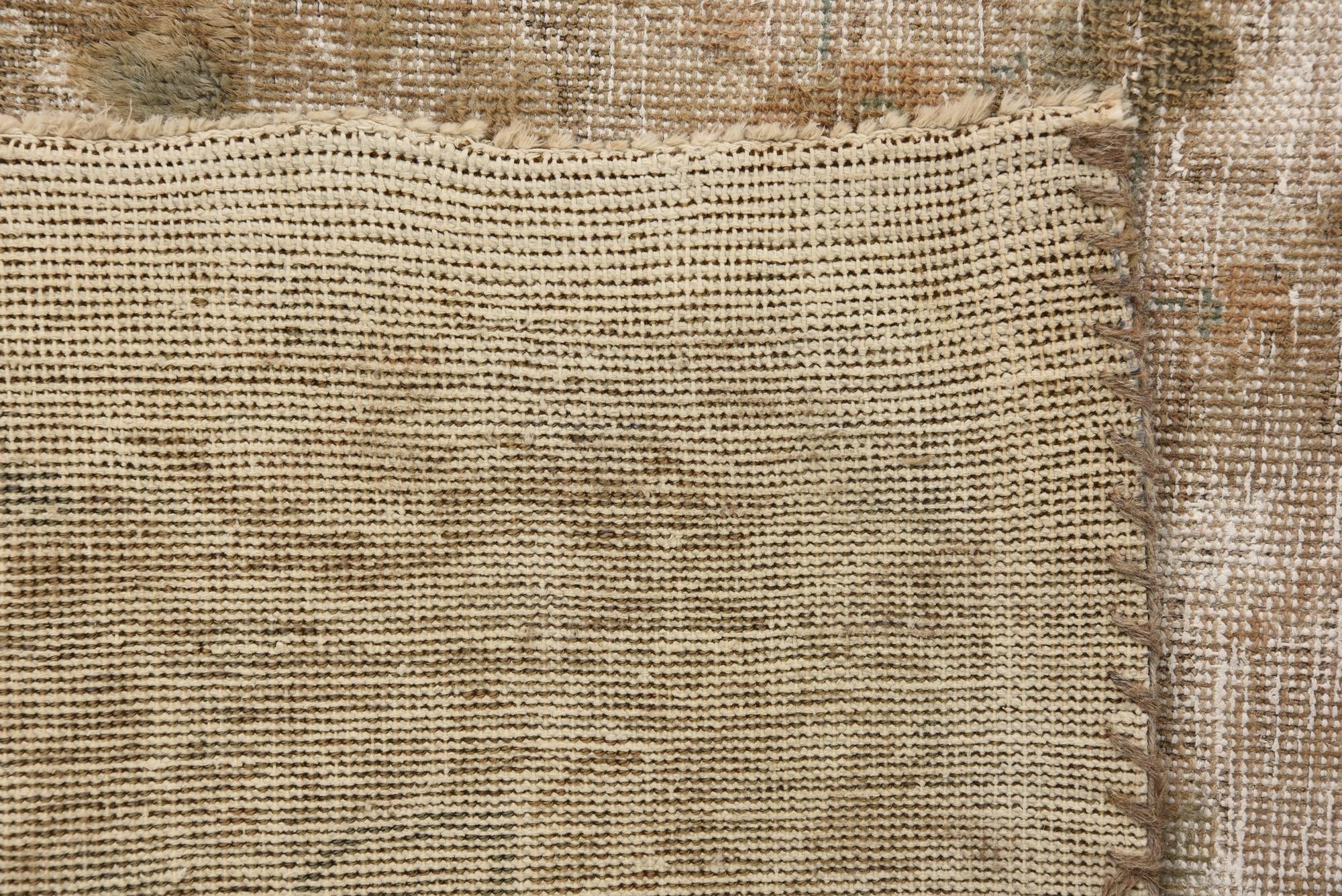 6' 2 x 9' 7 Hand Knotted Ultra Vintage Persian Wool Rug