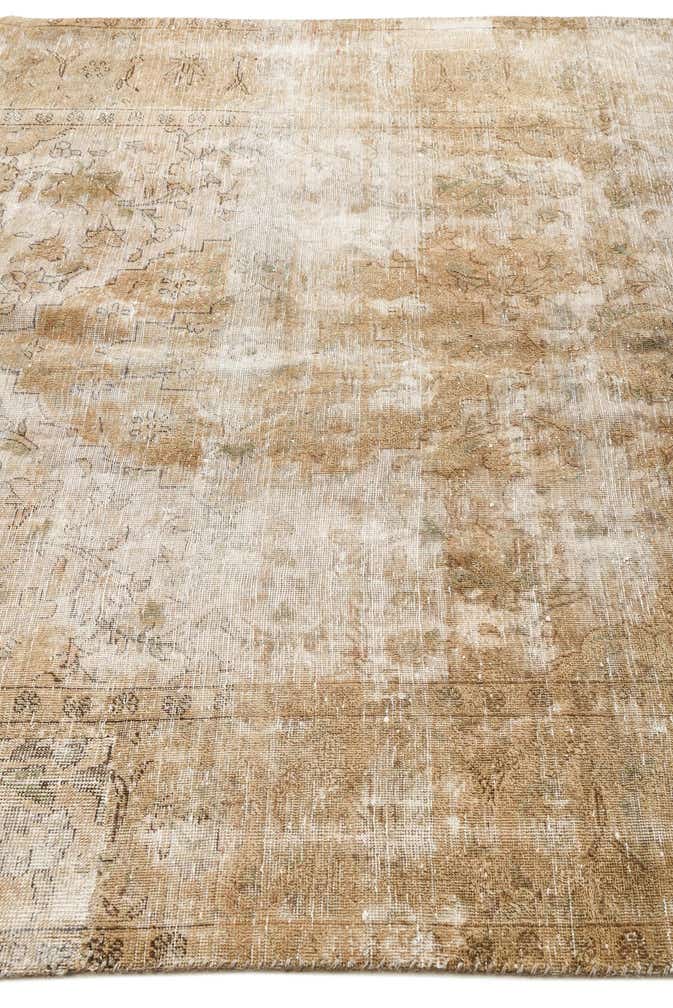 6' 2 x 9' 7 Hand Knotted Ultra Vintage Persian Wool Rug