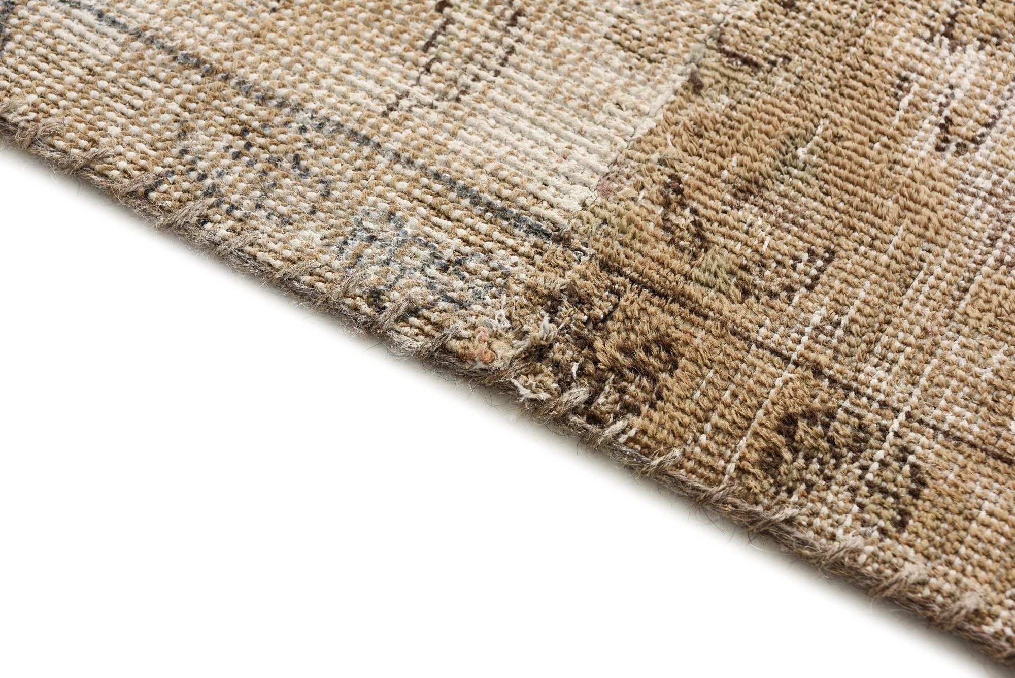 6' 2 x 9' 7 Hand Knotted Ultra Vintage Persian Wool Rug