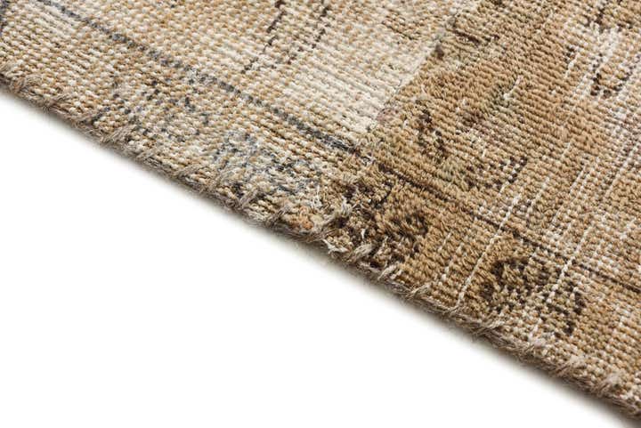 6' 2 x 9' 7 Hand Knotted Ultra Vintage Persian Wool Rug