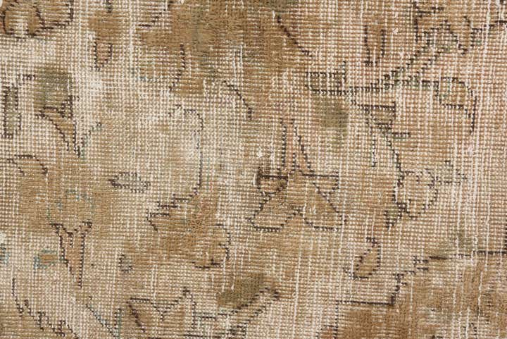 6' 2 x 9' 7 Hand Knotted Ultra Vintage Persian Wool Rug