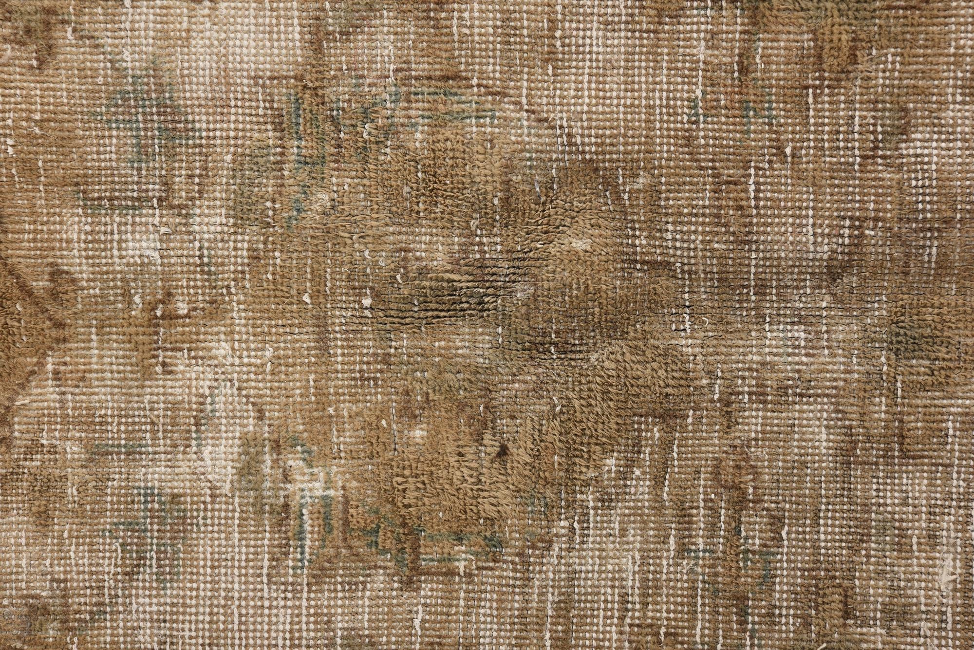 6' 2 x 9' 7 Hand Knotted Ultra Vintage Persian Wool Rug