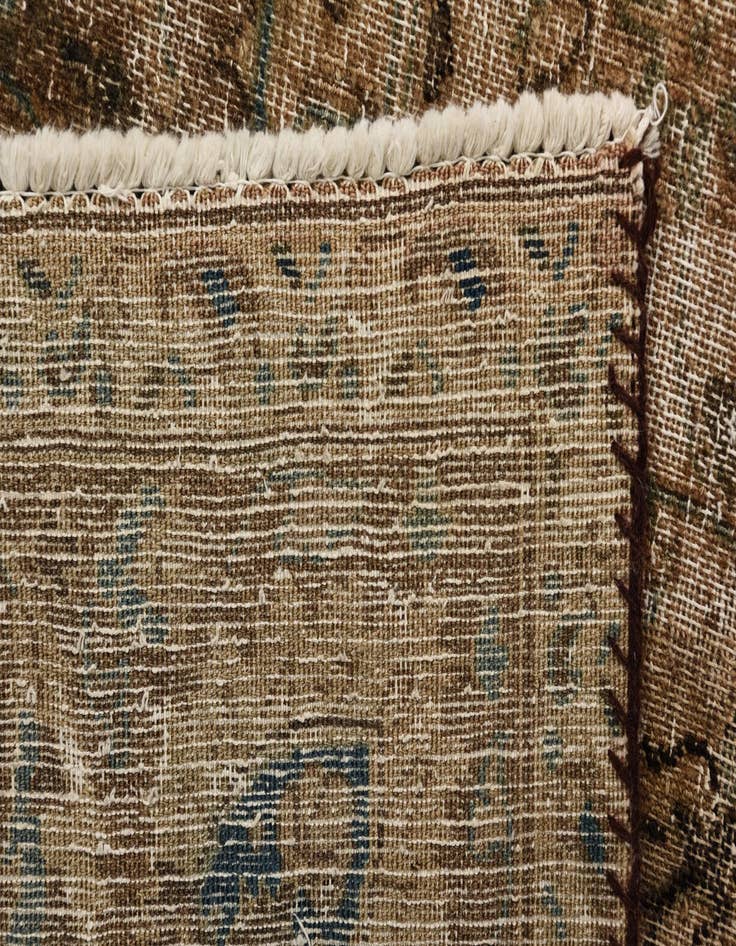 Detail image of 9' x 12' 9  Hand Knotted Ultra Vintage Persian Wool Rug