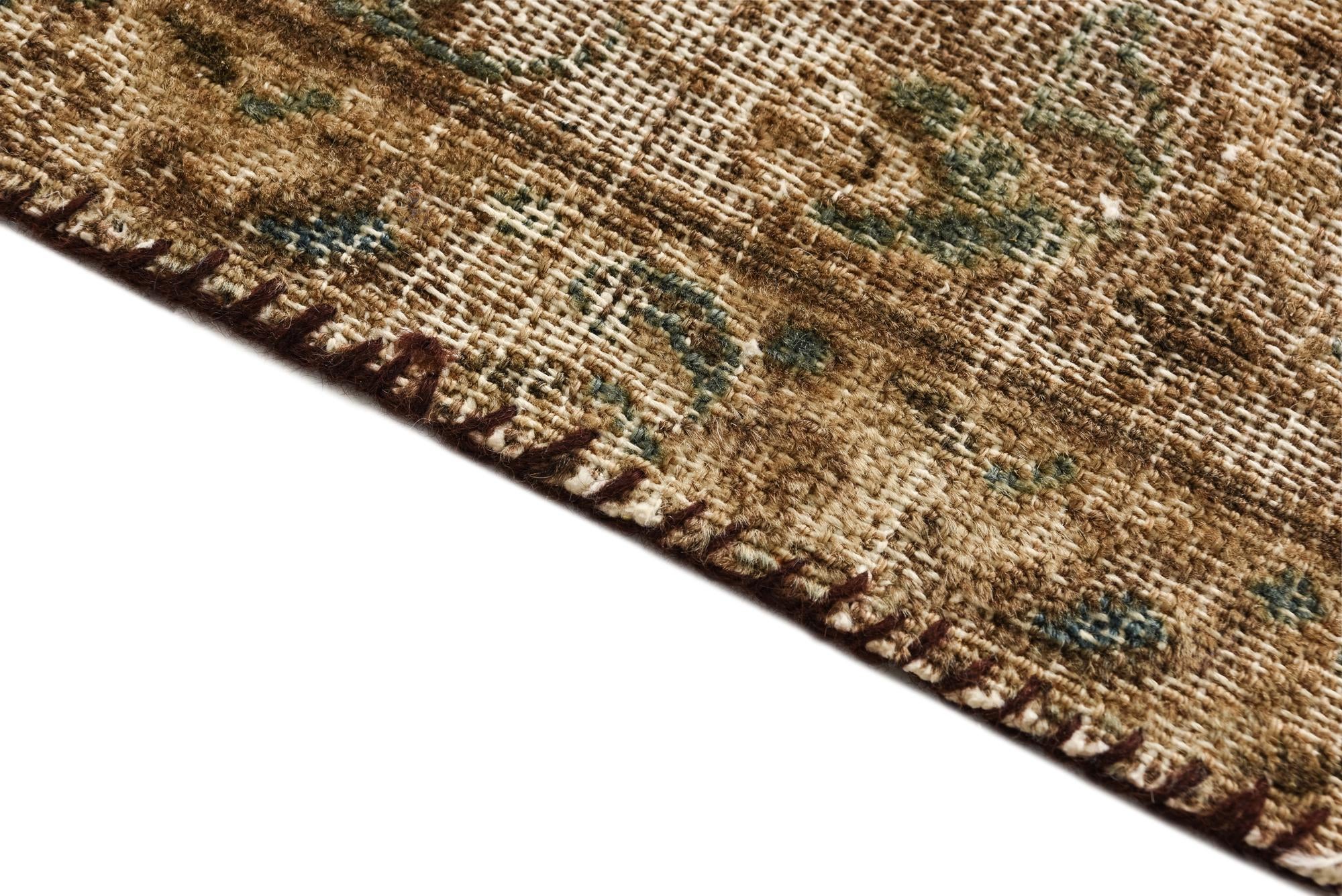 9' x 12' 9 Hand Knotted Ultra Vintage Persian Wool Rug