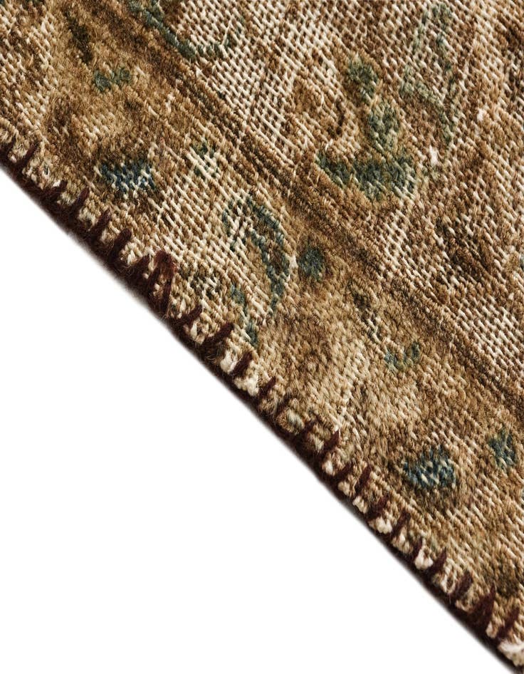 Detail image of 9' x 12' 9  Hand Knotted Ultra Vintage Persian Wool Rug