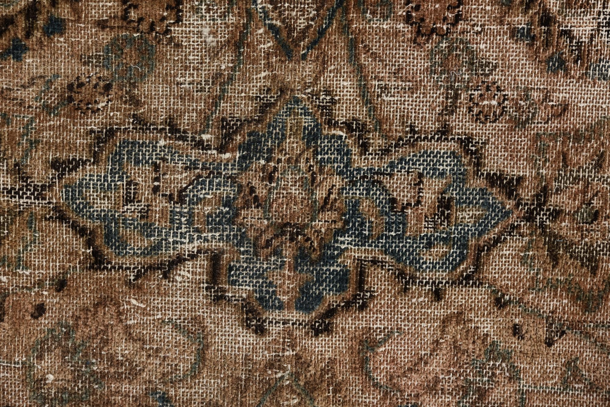 9' x 12' 9 Hand Knotted Ultra Vintage Persian Wool Rug