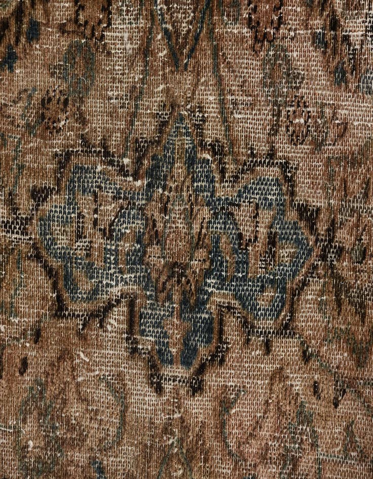 Detail image of 9' x 12' 9  Hand Knotted Ultra Vintage Persian Wool Rug