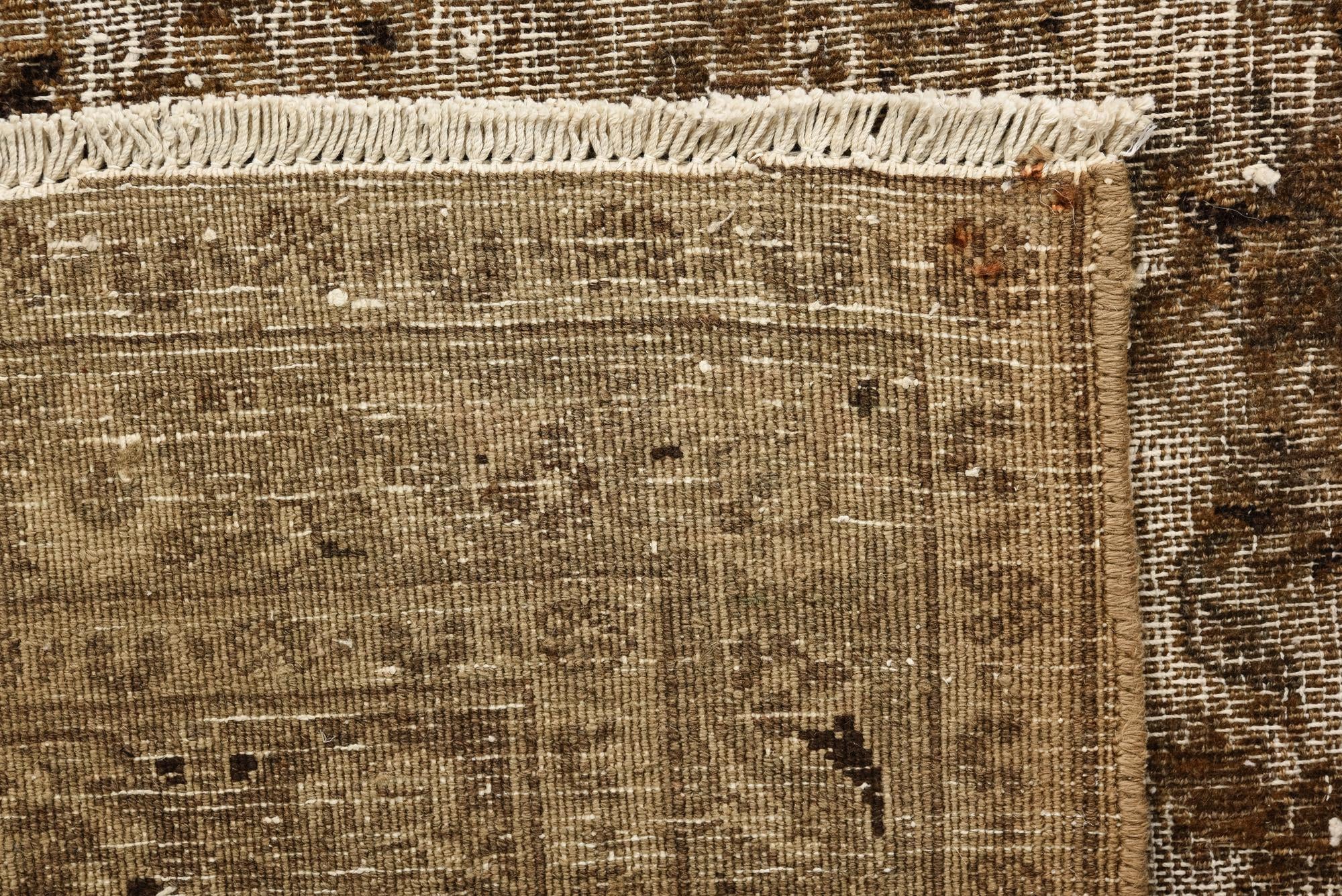 9' 6 x 12' 5 Hand Knotted Ultra Vintage Persian Wool Rug
