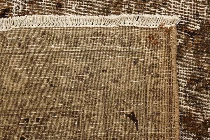 9' 6 x 12' 5 Hand Knotted Ultra Vintage Persian Wool Rug