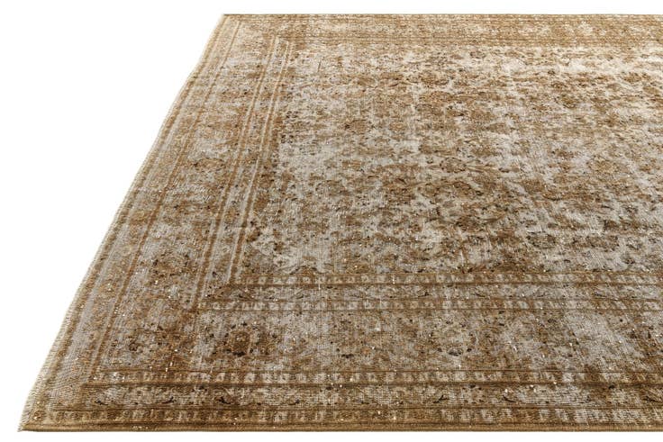 Detail image of 9' 6 x 12' 5 Hand Knotted Ultra Vintage Persian Wool Rug