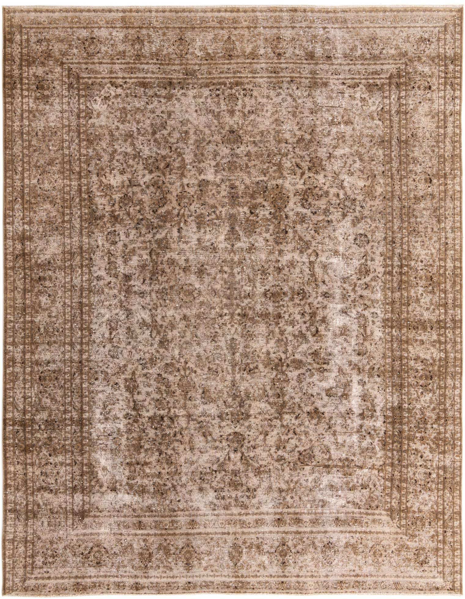Primary image 9' 6 x 12' 5  Hand Knotted Ultra Vintage Persian Wool Rug