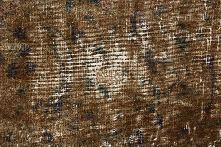 9' 7 x 12' Hand Knotted Ultra Vintage Persian Wool Rug