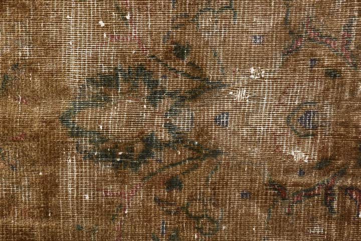 9' 7 x 12' Hand Knotted Ultra Vintage Persian Wool Rug