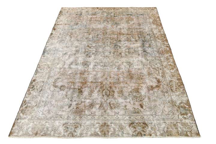 8' 2 x 11' Hand Knotted Ultra Vintage Persian Wool Rug