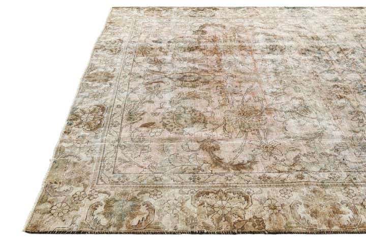 8' 2 x 11' Hand Knotted Ultra Vintage Persian Wool Rug