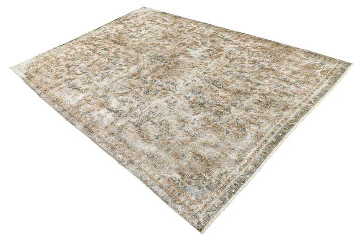 205cm x 290cm Handgeknüpft Ultra Vintage Persisch Wolle Teppich