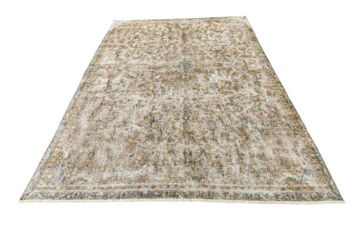 205cm x 290cm Handgeknüpft Ultra Vintage Persisch Wolle Teppich