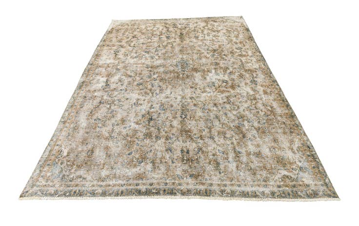 Detailansicht von 205cm x 290cm Handgeknüpft Ultra Vintage Persisch Wolle Teppich