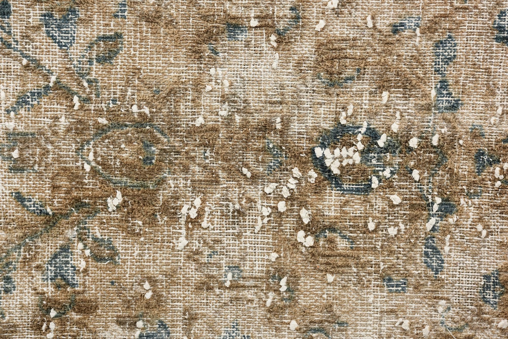6' 9 x 9' 6 Hand Knotted Ultra Vintage Persian Wool Rug