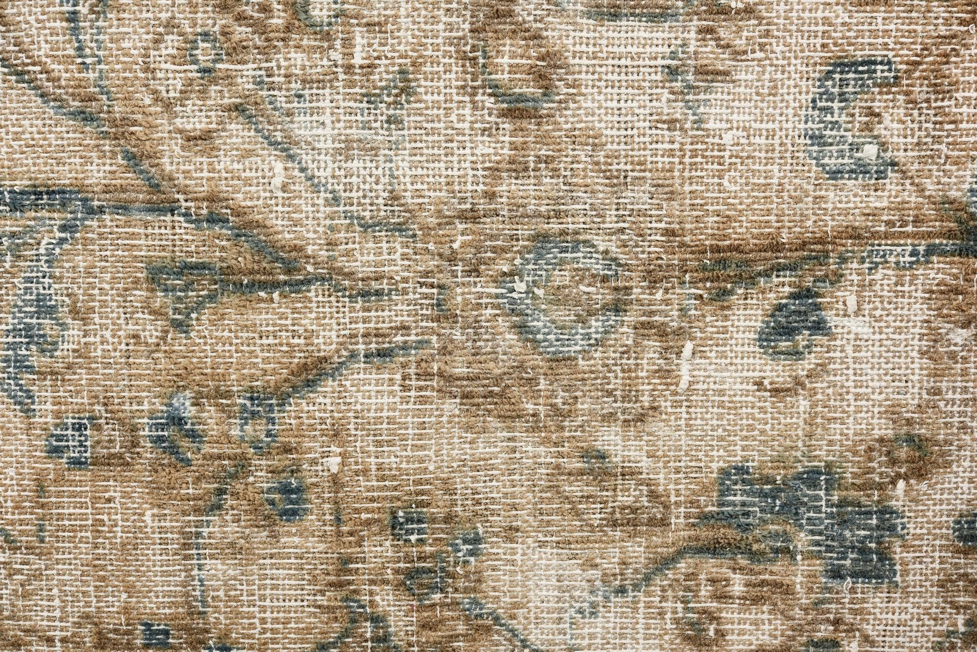 6' 9 x 9' 6 Hand Knotted Ultra Vintage Persian Wool Rug
