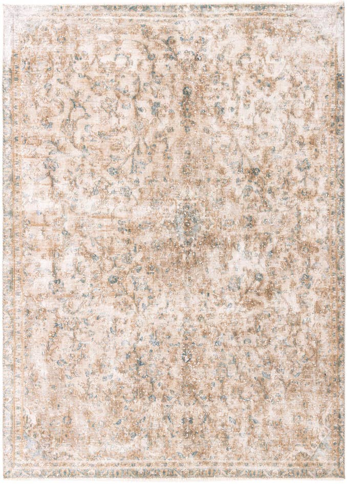 Detailansicht von 205cm x 290cm Handgeknüpft Ultra Vintage Persisch Wolle Teppich