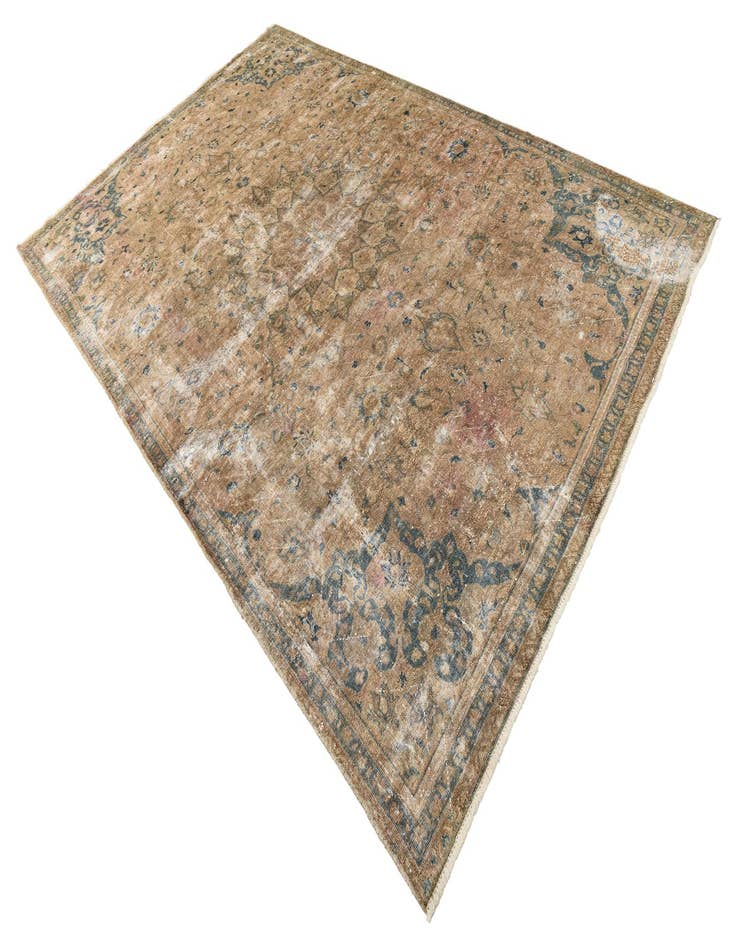 Detail image of 7' 5 x 11' 6  Hand Knotted Ultra Vintage Persian Wool Rug