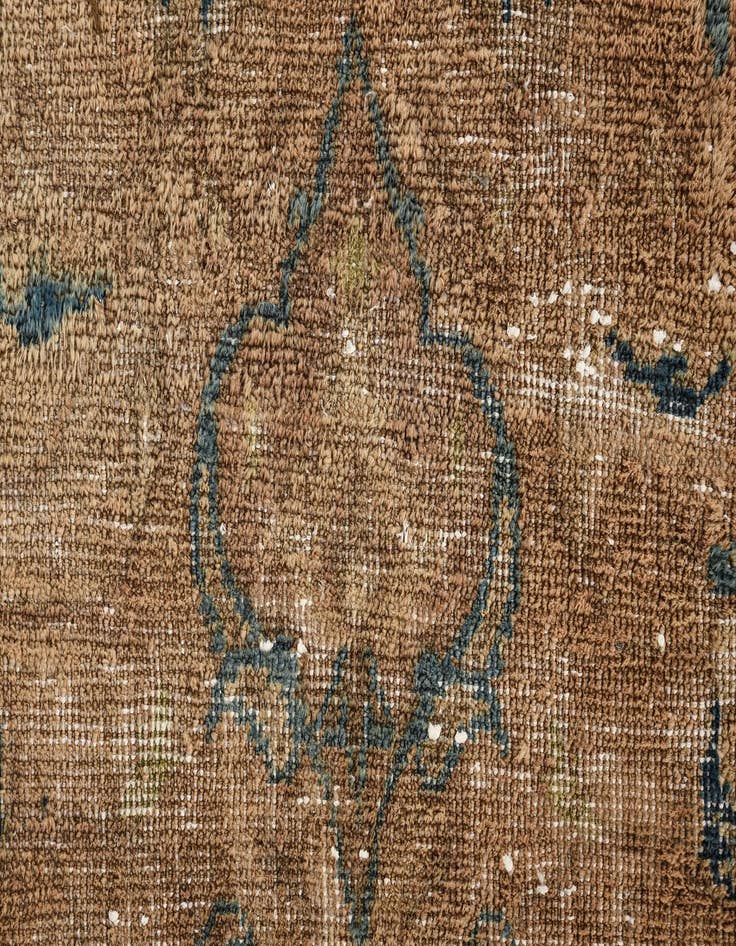 Detail image of 7' 5 x 11' 6  Hand Knotted Ultra Vintage Persian Wool Rug
