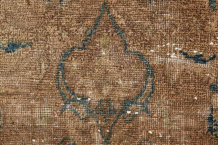 7' 5 x 11' 6 Hand Knotted Ultra Vintage Persian Wool Rug