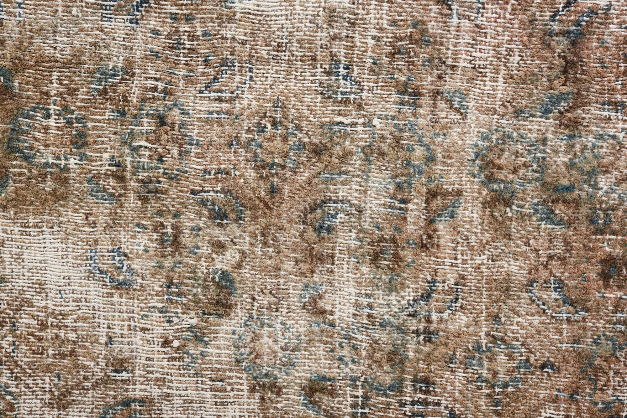 9' 2 x 11' 5 Hand Knotted Ultra Vintage Persian Wool Rug