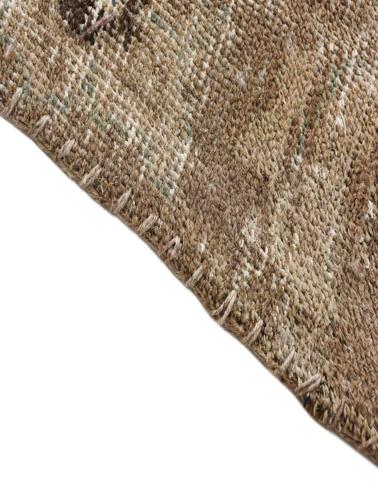 Detail image of 5' 9 x 8' 7  Hand Knotted Ultra Vintage Persian Wool Rug