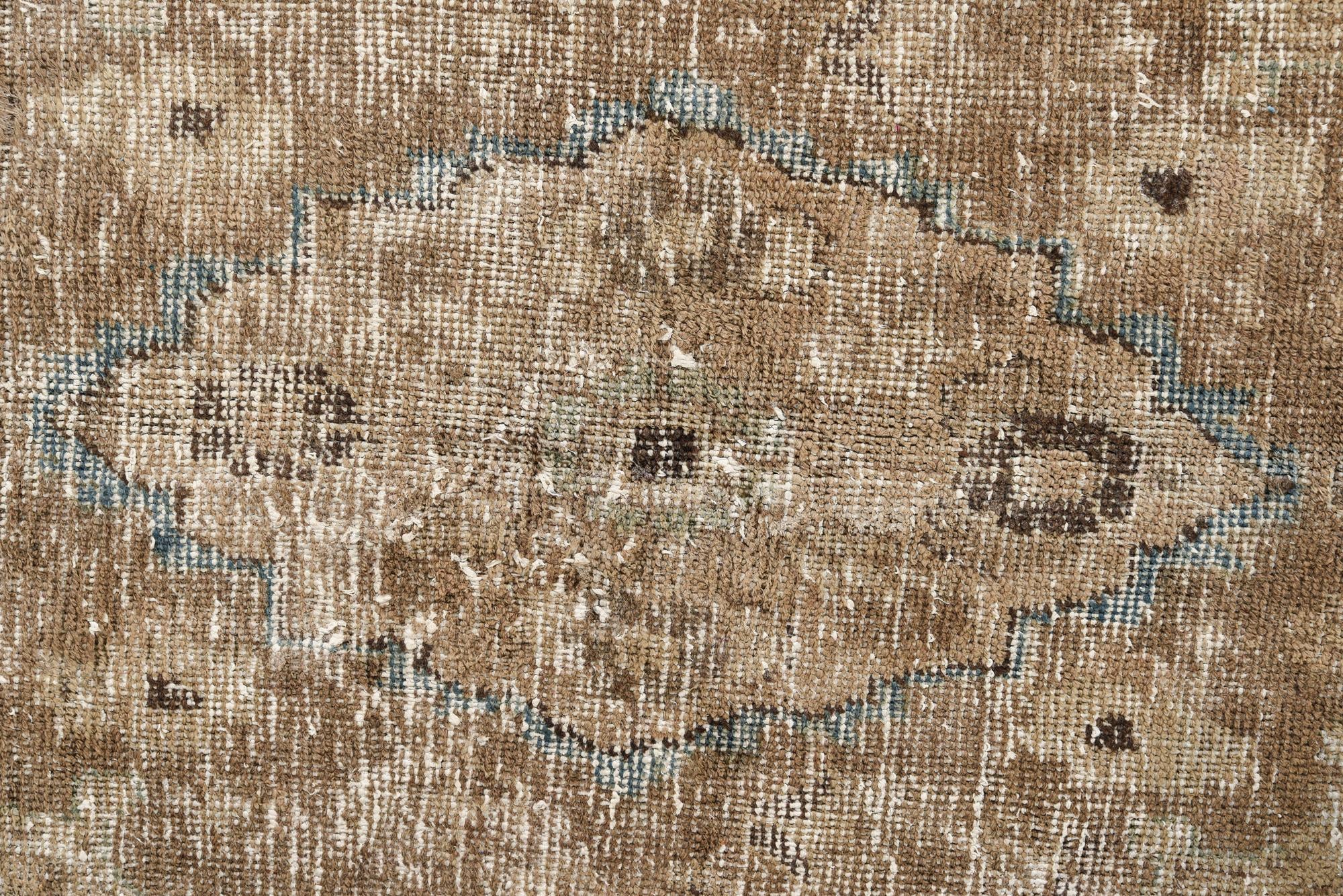 5' 9 x 8' 7 Hand Knotted Ultra Vintage Persian Wool Rug