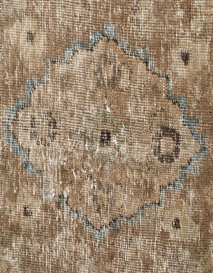 Detail image of 5' 9 x 8' 7  Hand Knotted Ultra Vintage Persian Wool Rug