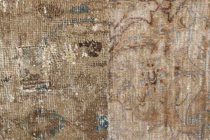 5' 9 x 8' 7 Hand Knotted Ultra Vintage Persian Wool Rug