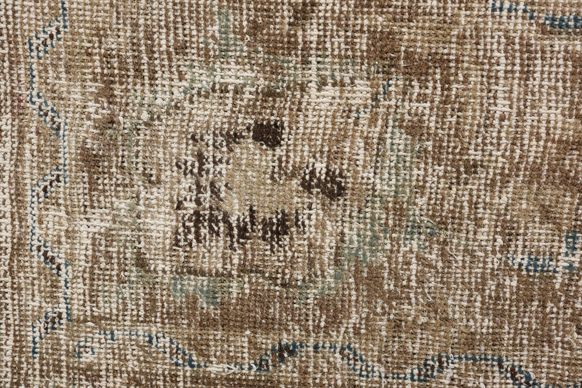 5' 9 x 8' 7 Hand Knotted Ultra Vintage Persian Wool Rug