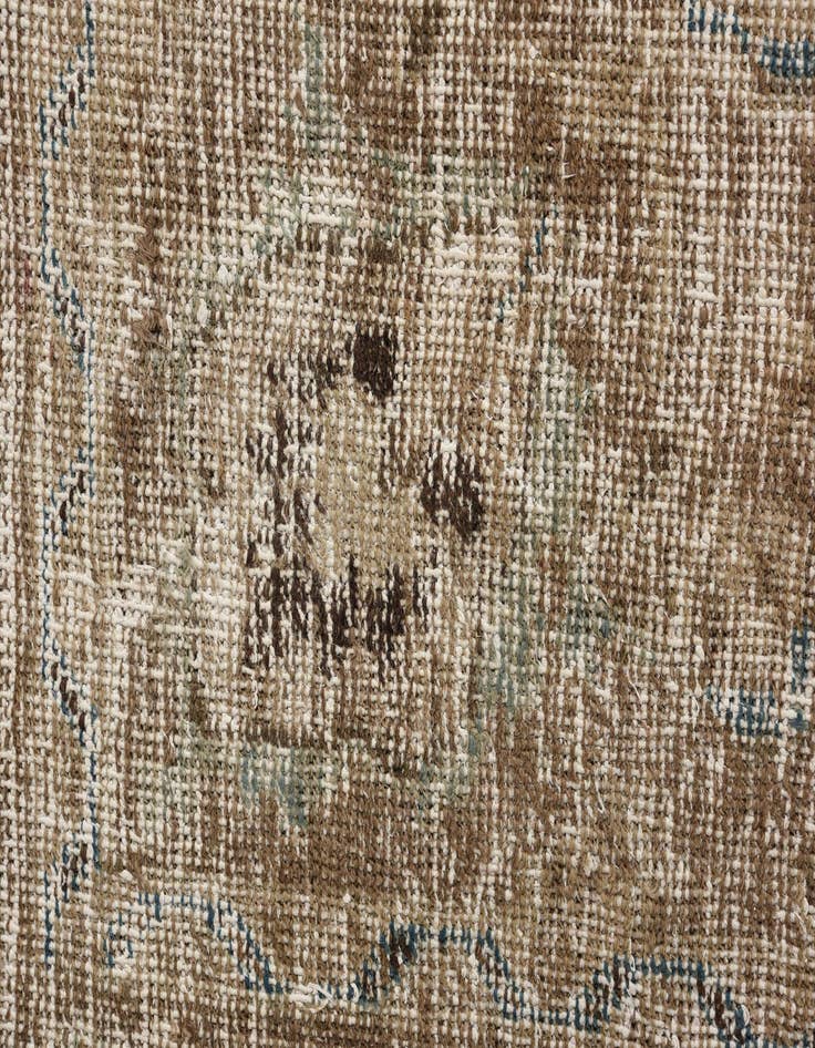 Detail image of 5' 9 x 8' 7  Hand Knotted Ultra Vintage Persian Wool Rug