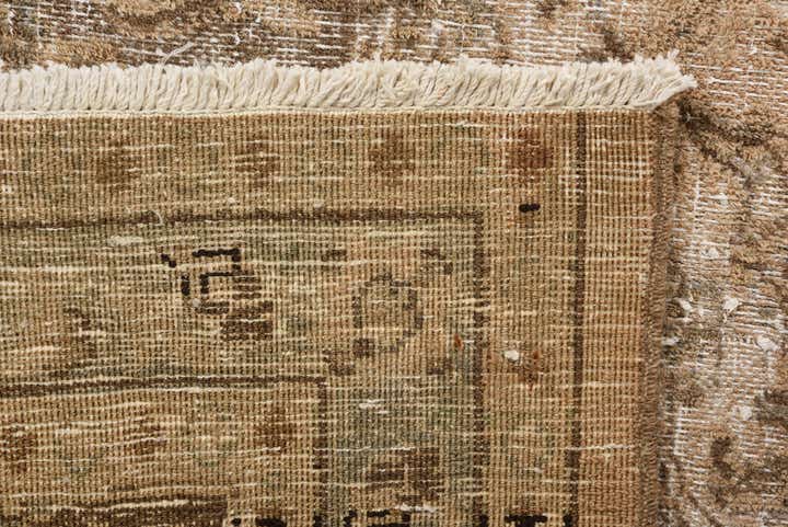 9' 10 x 12' 8 Hand Knotted Ultra Vintage Persian Wool Rug
