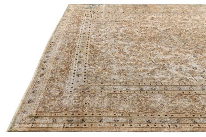 9' 10 x 12' 8 Hand Knotted Ultra Vintage Persian Wool Rug