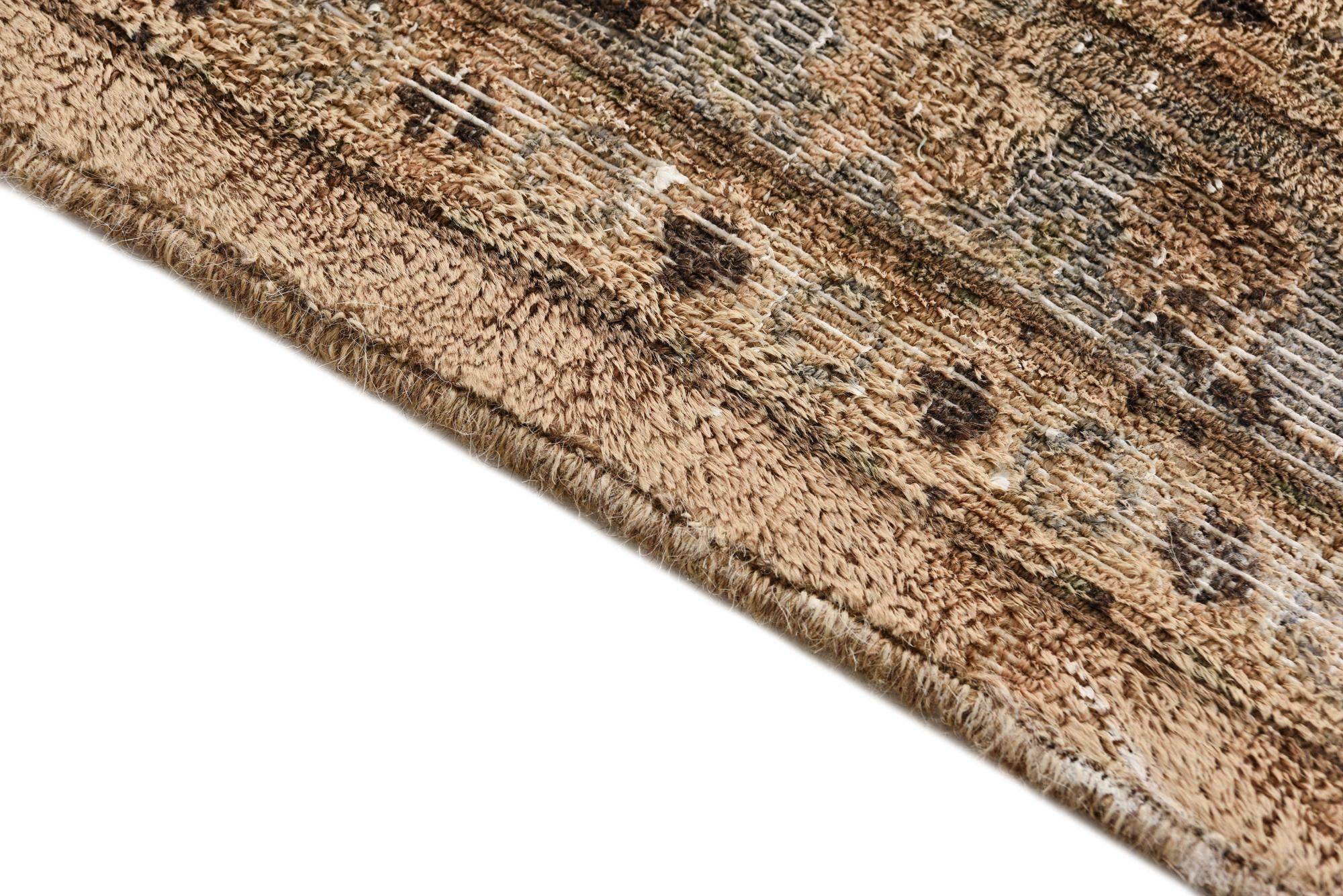9' 10 x 12' 8 Hand Knotted Ultra Vintage Persian Wool Rug