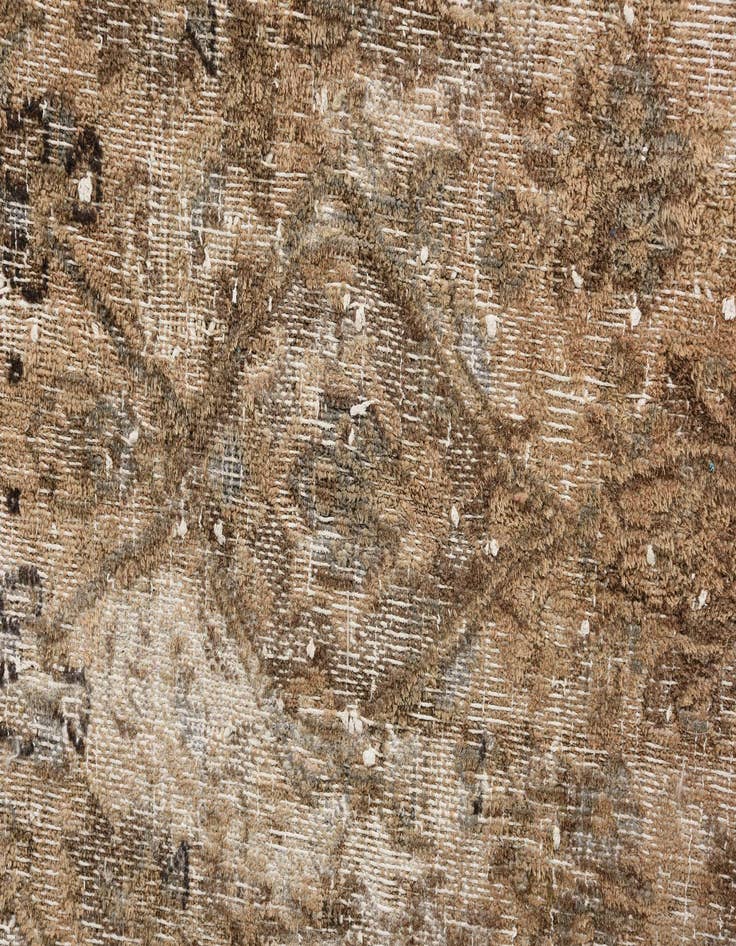 Detail image of 9' 10 x 12' 8  Hand Knotted Ultra Vintage Persian Wool Rug