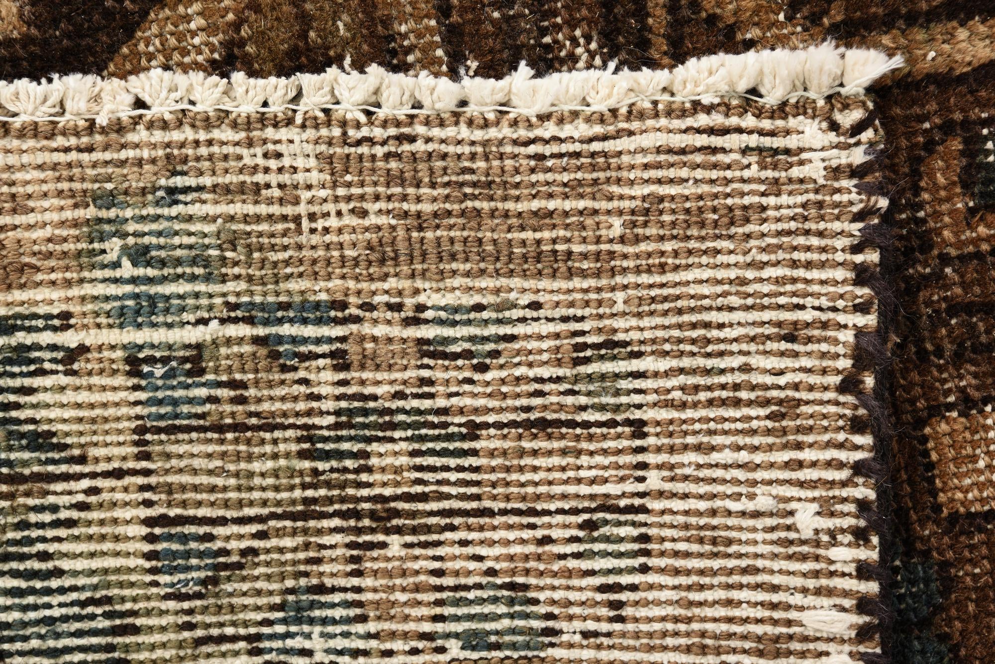 6' 4 x 9' 5 Hand Knotted Ultra Vintage Persian Wool Rug