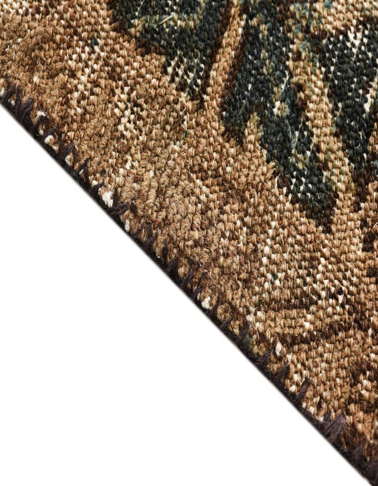 Detail image of 6' 4 x 9' 5  Hand Knotted Ultra Vintage Persian Wool Rug