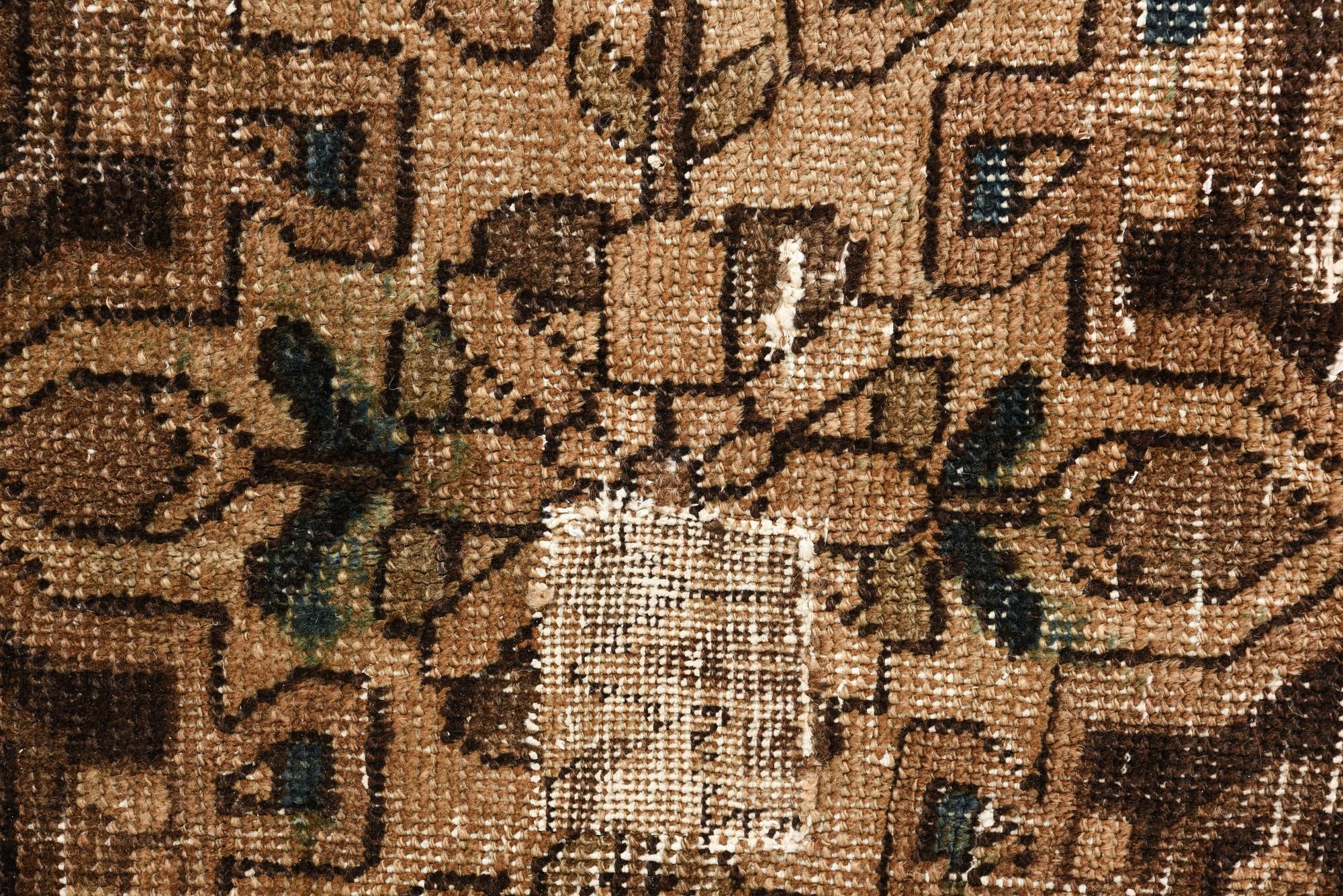 6' 4 x 9' 5 Hand Knotted Ultra Vintage Persian Wool Rug