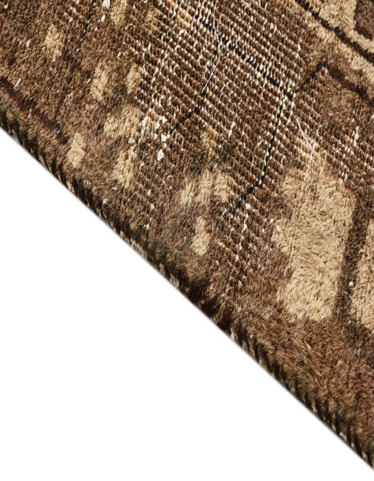 Detail image of 6' 2 x 9' 5  Hand Knotted Ultra Vintage Persian Wool Rug