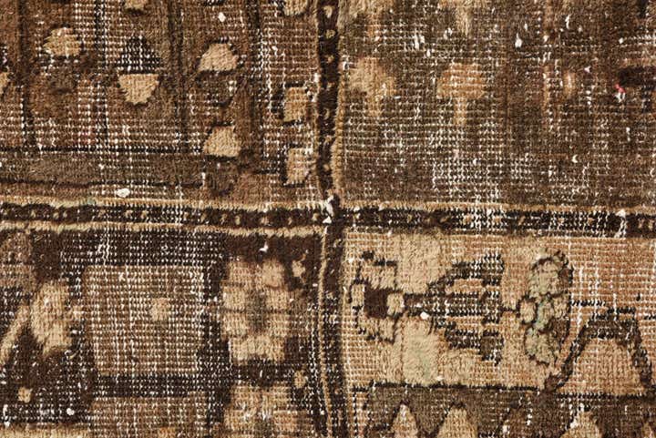 6' 2 x 9' 5 Hand Knotted Ultra Vintage Persian Wool Rug