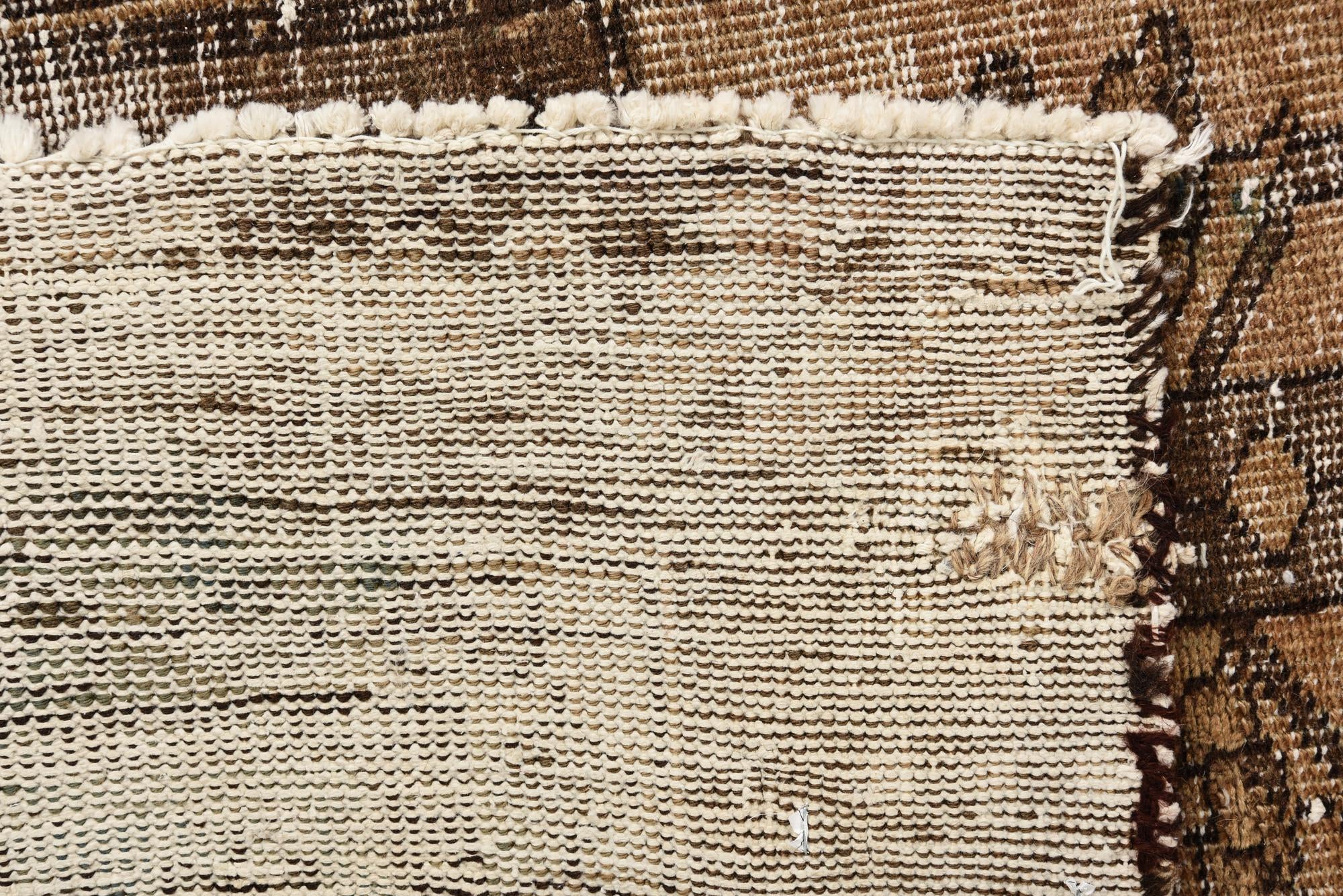 6' 2 x 9' 5 Hand Knotted Ultra Vintage Persian Wool Rug