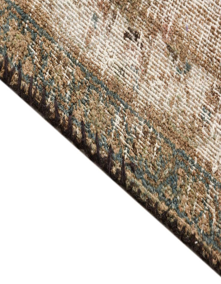 Detail image of 8' 3 x 11' 3  Hand Knotted Ultra Vintage Persian Wool Rug