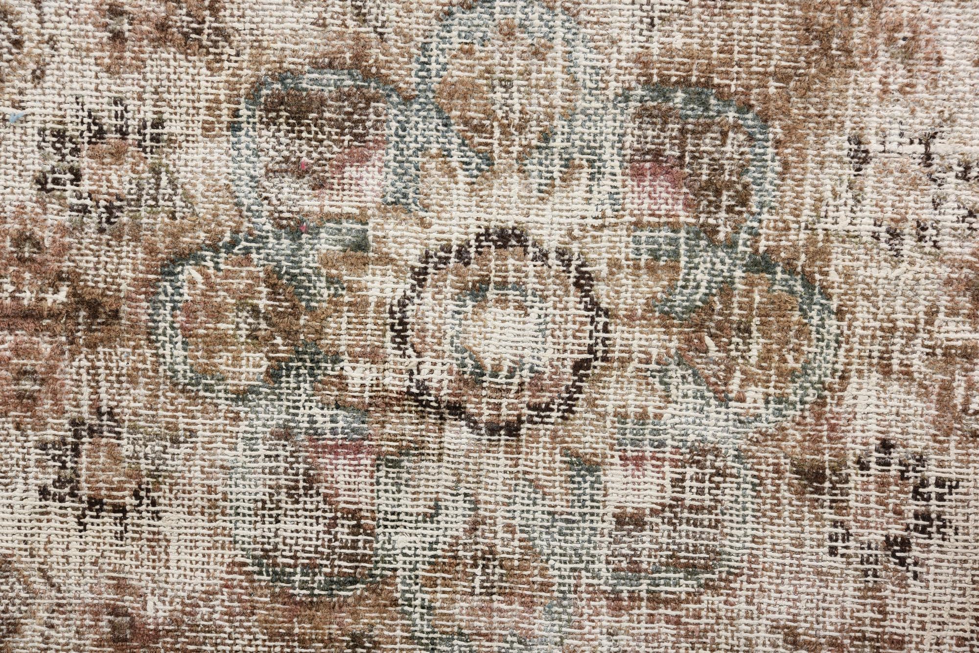 8' 3 x 11' 3 Hand Knotted Ultra Vintage Persian Wool Rug